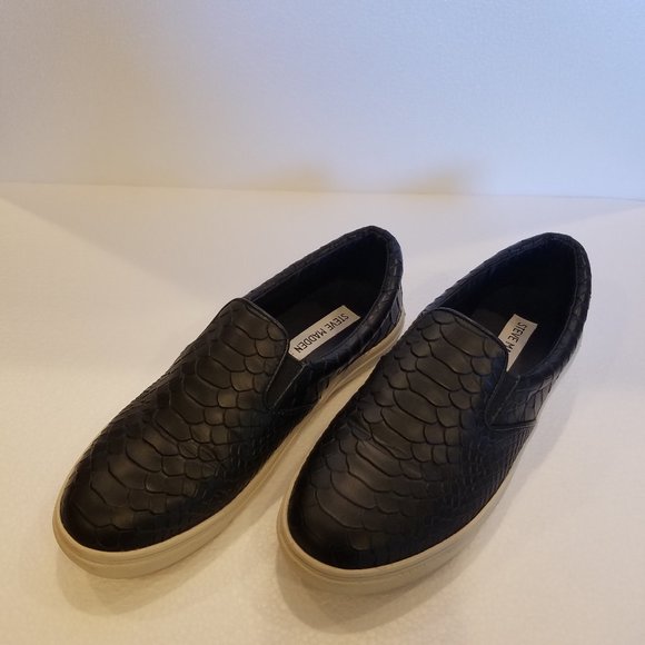 Steve Madden Women's Loafer Shoes Black Size 7-1/2 - Picture 3 of 10